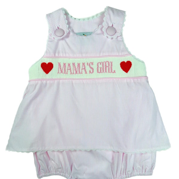 Smocked Mama’s Girl Skirted Bubble