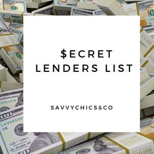Secret Lenders List