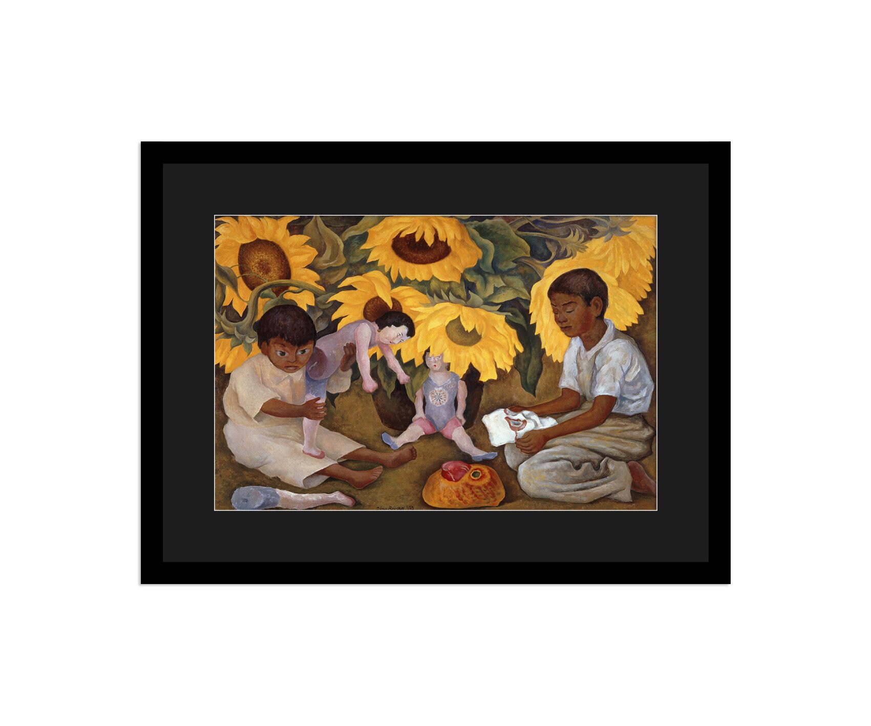 DIEGO RIVERA Sunflowers Framed Photo Print | Etsy