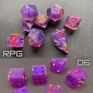 Retro Dice Sets (Essence of Gameboy Color)