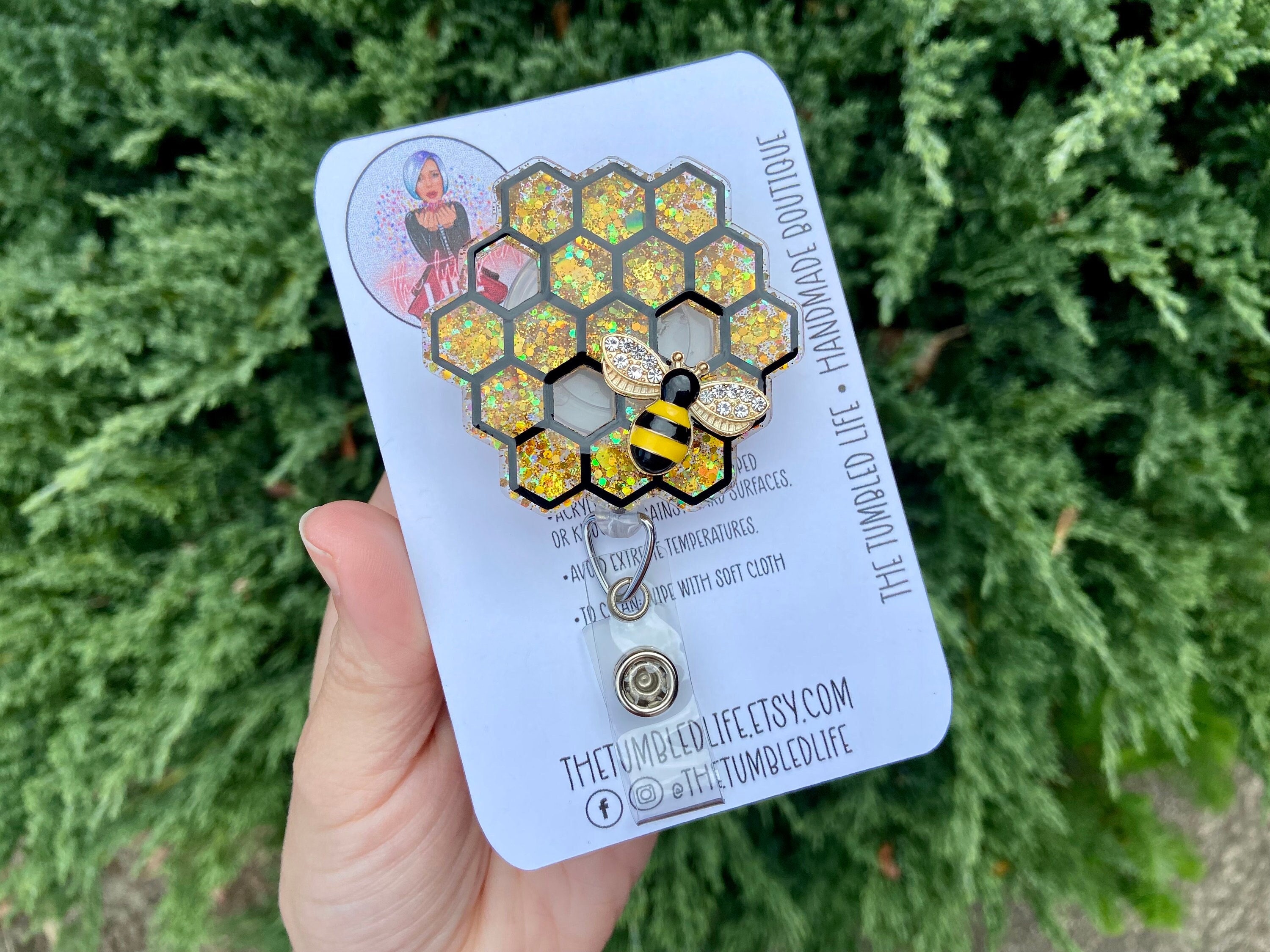Honeycomb Badge Reel 