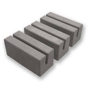 Ensemble de 3 : porte-cartes, porte-photos en béton | moderne et simple