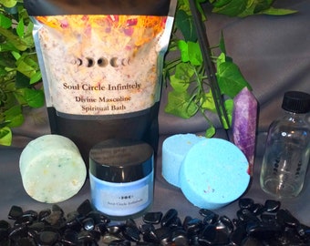 Divine Masculine Spiritual Bath, Ritual Masculine Bath, Spiritual Bath