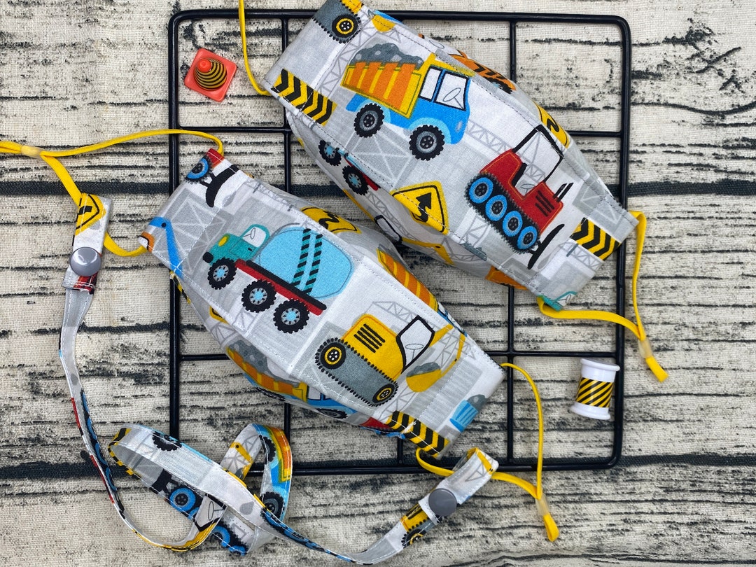 Vehicle Mask Fire Truck Mask Police Car Mask Construction Vehicle Mask ...