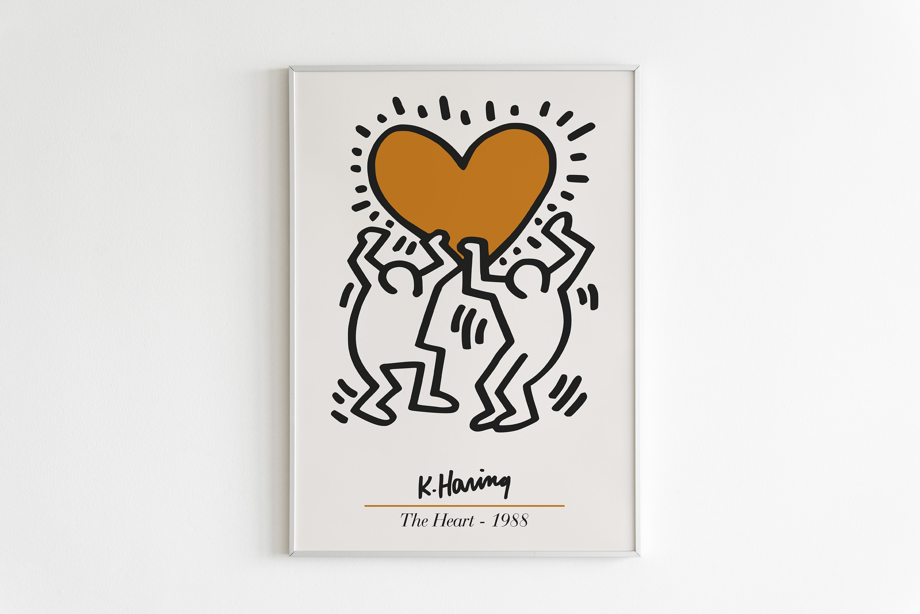 Keith Haring Love Poster, Keith Haring Love Print, Pop Art Print, Men