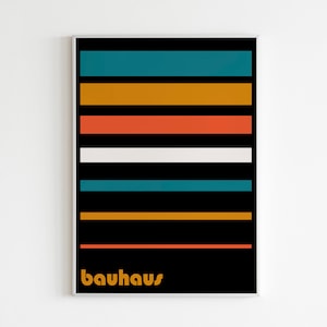 Bauhaus Vintage Exhibition Poster, Bauhaus Wall Art, Bauhaus Art, Bauhaus Wall Decor, Bauhaus Exhibition Poster, Digital Download