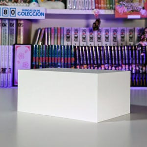 Espositore per fumetti e manga - Organizzatore a doppia fila - Ripiano portaoggetti - Libreria da collezione