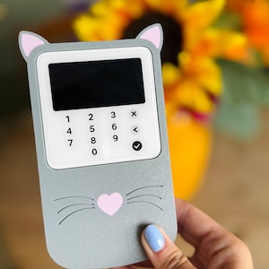 Funda Gato para SumUp Solo o Solo Lite – Accesorio de Venta Kawaii 3D