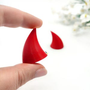 Hoofdtelefoonhoorns demon, gamingheadsetaccessoire, cosplayhoorns, 3D-geprint, origineel ontwerp