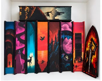 Protezione per il dorso di libri con copertina rigida e distanziatore per pagine, personalizzabile per gli amanti dei libri / Organizzatore per libreria stampato in 3D per collezionisti