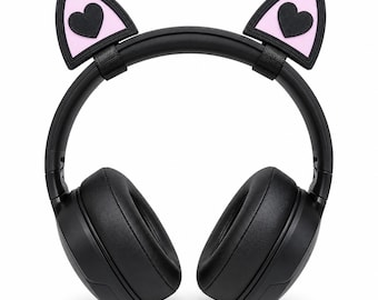 Cat Ear Headphone Attachment: Cosplay Gaming Accessory 3D Printed