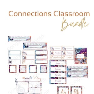 Classroom Decor Bundle | Aboriginal Indigenous Art Educational Classroom Early Years Decor Display Labels