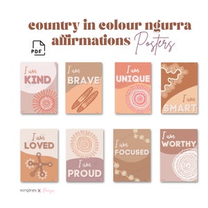 Indigene Klassenzimmer Dekor Erzieher Poster Affirmation Poster Klassenzimmer Poster Affirmation Station Vorschule Dekoration Lernressource