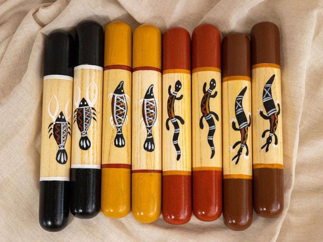 Aboriginal Class Clap Stick Collection | Indigenous Educator Resource ...