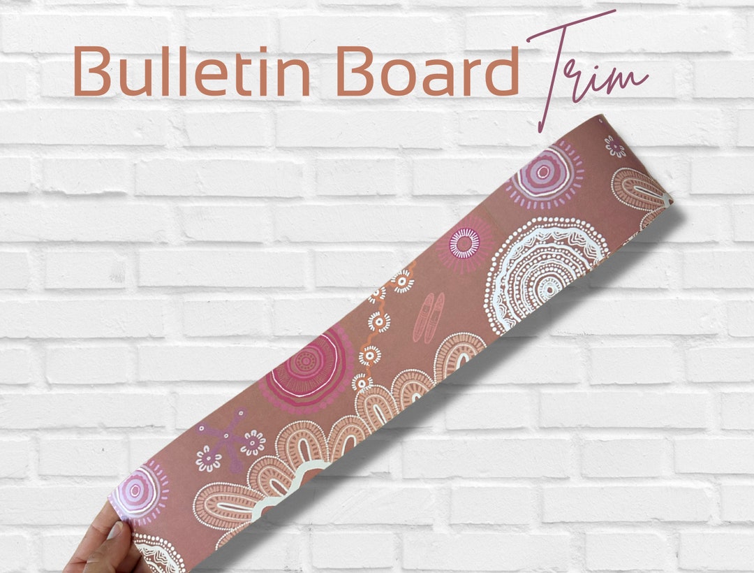 Classroom Notice Bulletin Board Border Trim Aboriginal Indigenous Art ...