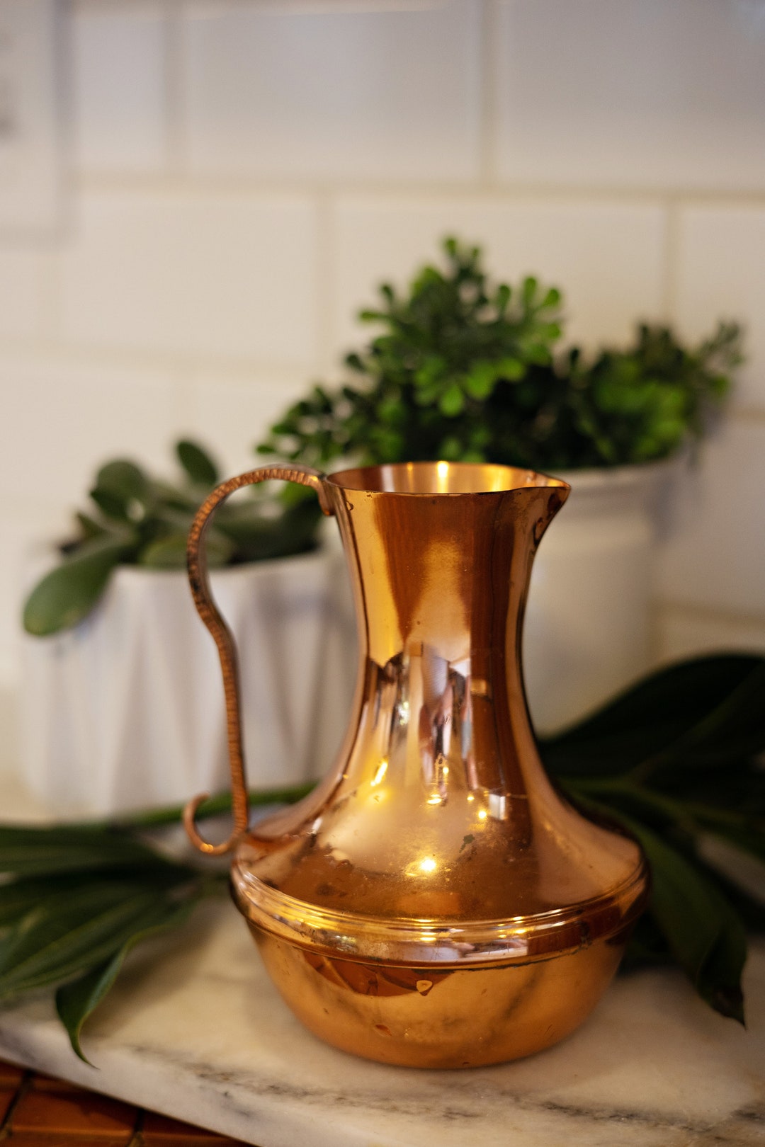 Copper Pitcher/vase Etsy