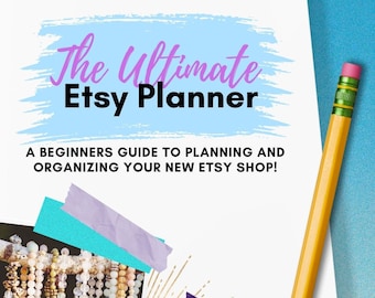 Etsy Shop Planner For Beginners Ebook