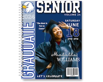 Graduation Gift Card Book for High School and College; Graduation Gift; Editable Canva Template; Instant Download; Canva Pro Required
