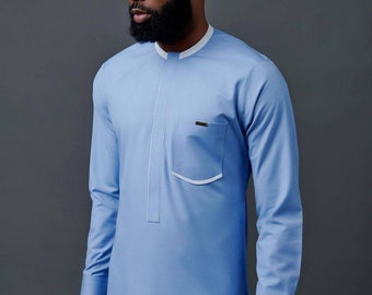 Senator suit, African men's wear, African wedding suit, bespoke clothing, groom's men suit, dashiki, African kaftan, Agbada for men