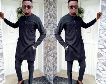 African men's wear, groomsmen suit, African wedding suit, men's kaftan, groom's wedding suit, traditional wedding suit, dashiki suit,