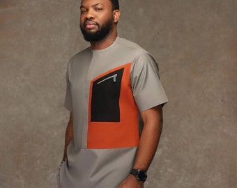 Senator suit, bespoke clothing, men's clothing, African men's clothing, groom's wedding suit, kaftan, dashiki, African men's wear