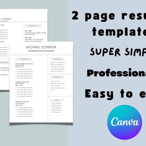 Modello di curriculum semplice I Modello di curriculum professionale I Modello di curriculum I Modello di curriculum Canva I Modello Canva I Modello di curriculum professionale Canva