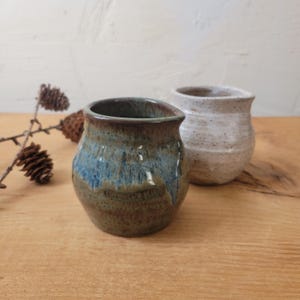 Maple Syrup Pitcher, Mini Creamer Carafe, Handmade Stoneware, Sold Individually