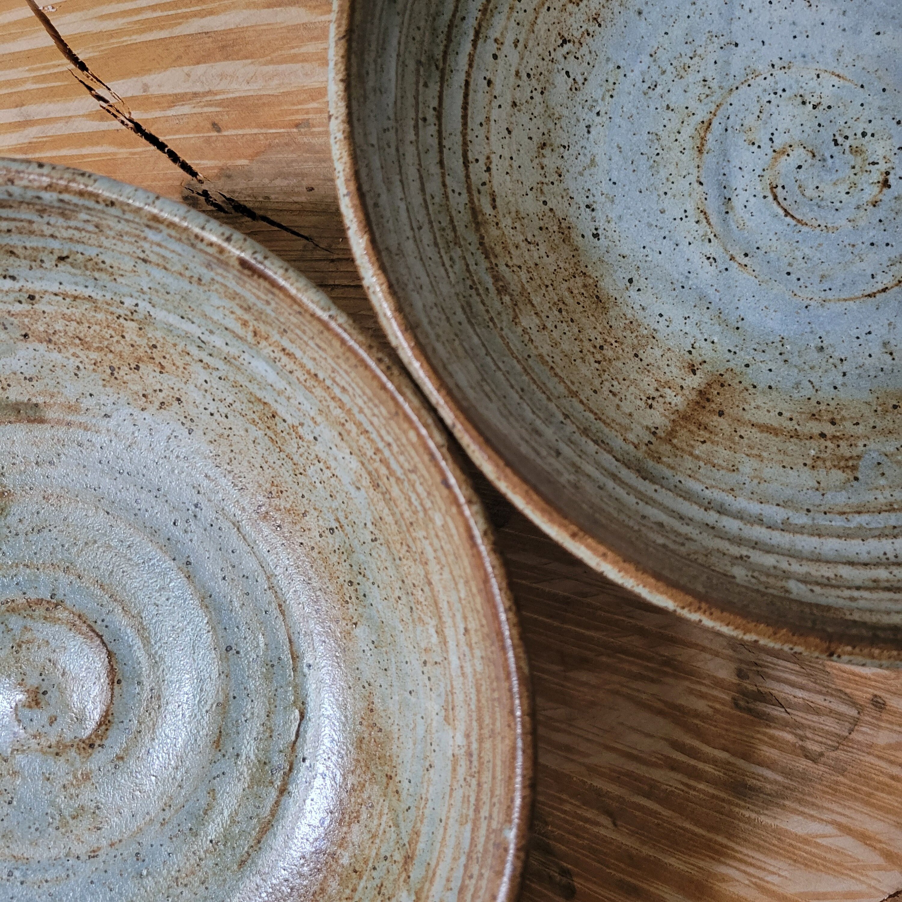 Set of 2 Handmade Pottery Pasta Bowls Etsy