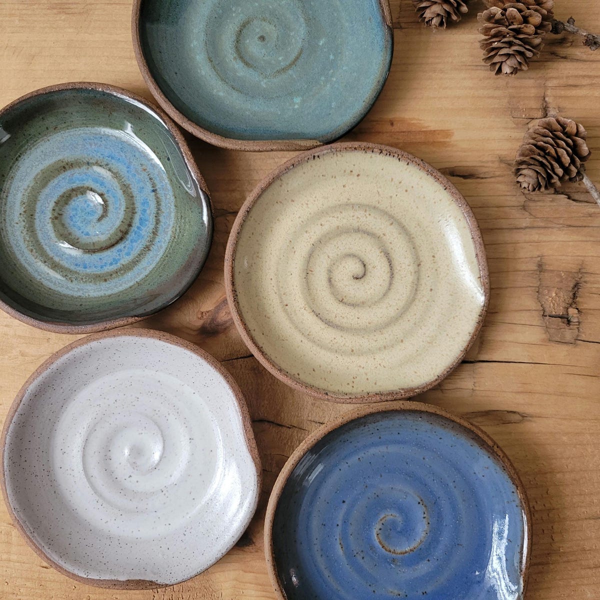 Handmade Pottery Spoonrest/handthrown Speckled Stoneware - Etsy