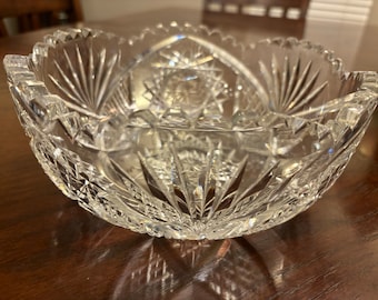 Vintage Lead Crystal bowl