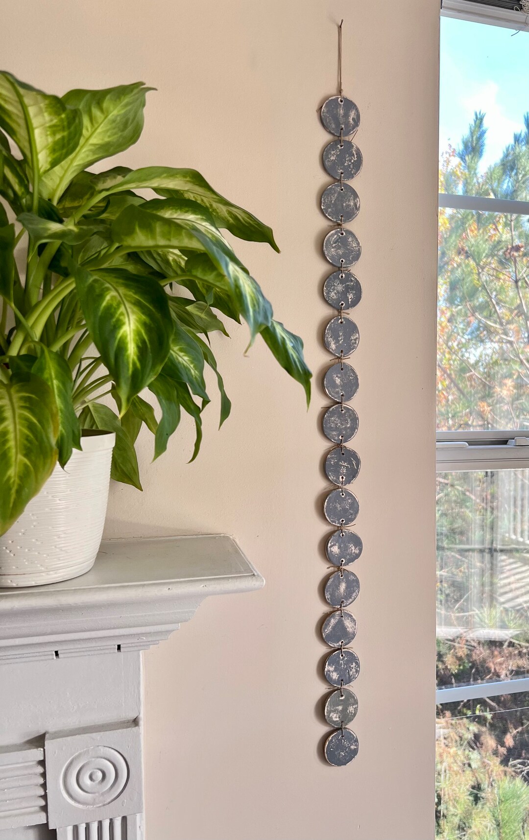 Custom Color Option, Handmade, Accent Art Piece, Ceramic Wall Hanging