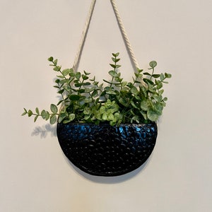 Custom Option, Ceramic Hanging Planter, Handmade Pottery, Wall Art Planter, Ceramic Wall Planter, Original Design, Accent Piece, Great Gift