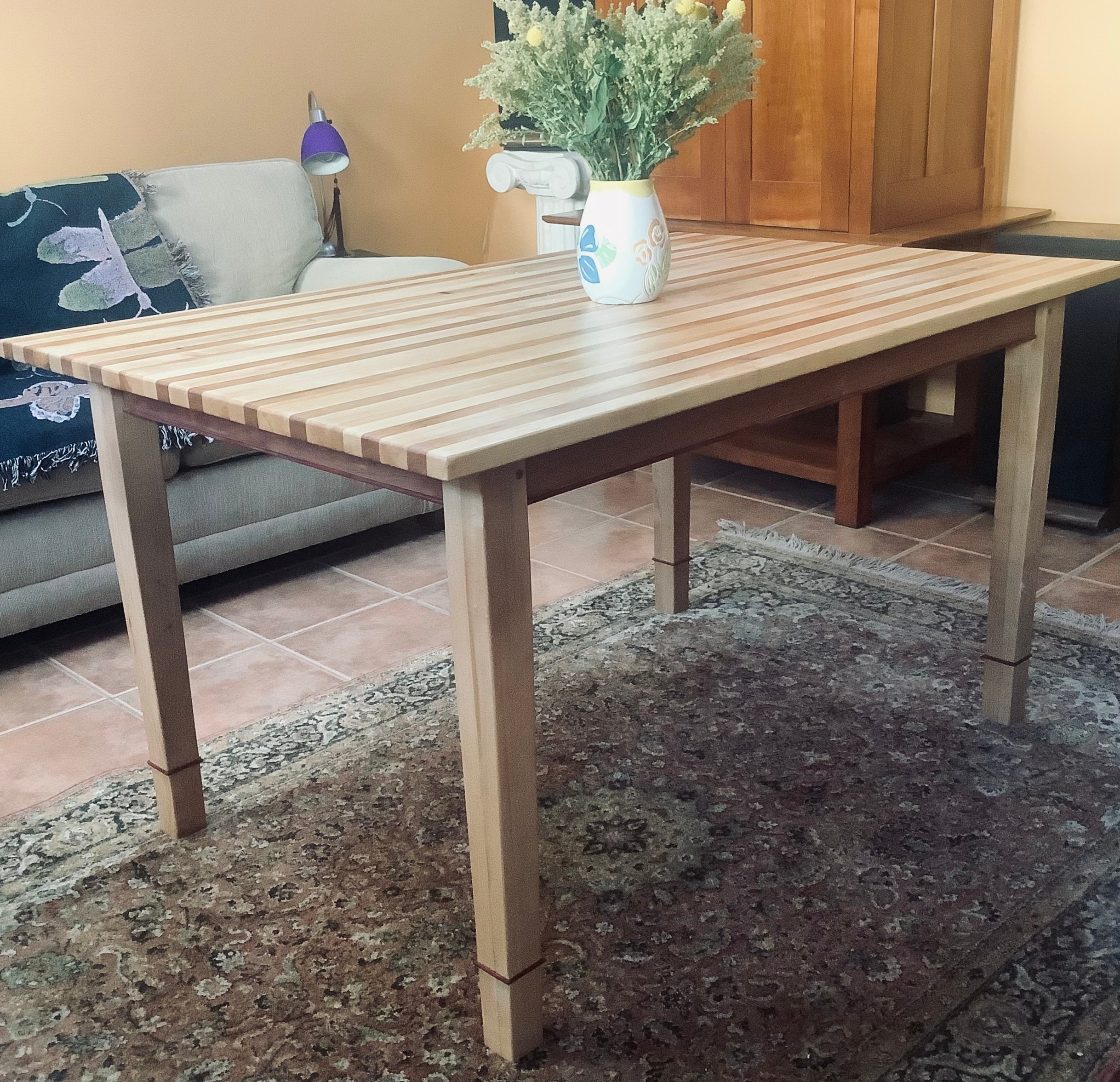Butcher Block Table - Etsy