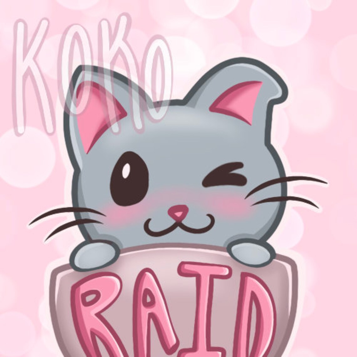 Twitch Emotes / Cat Raid Emotes / Raid Emotes / Chibi / Youtube