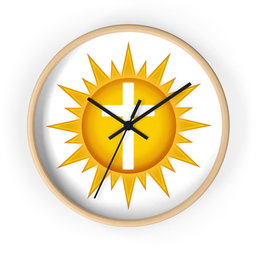 Sunshine Jesus Wall Clock Etsy