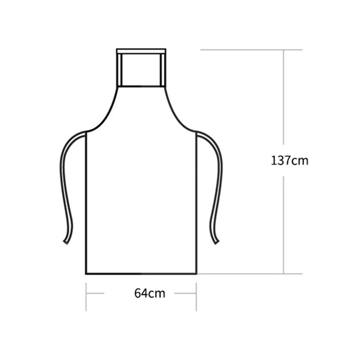 Pottery Apron Canvas Painting Apron With Split Leg and Pockets for