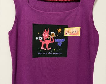 Purple Tank Top | Jazz Monster | Alternative Streetwear