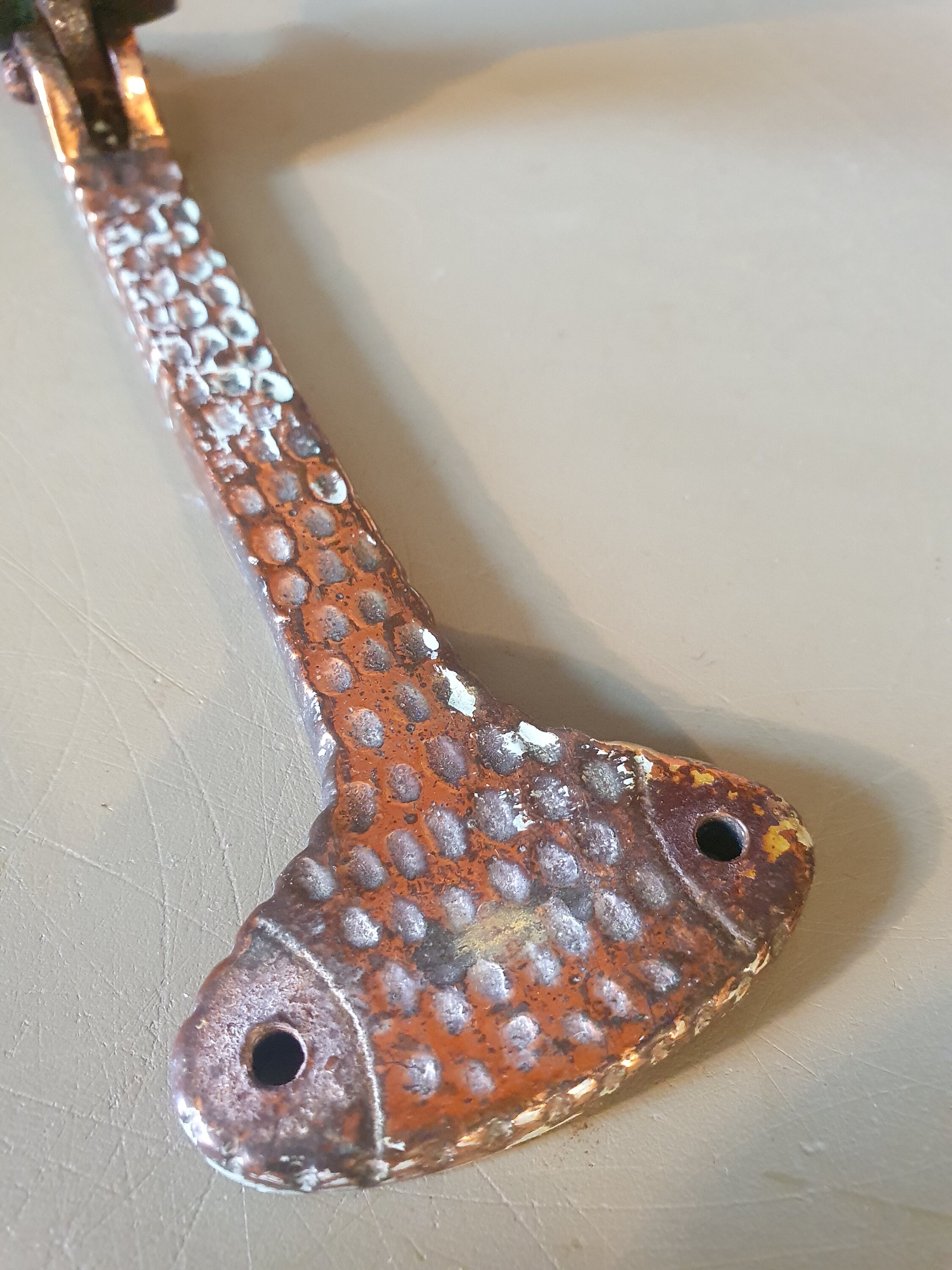 Vintage Door Knocker Art Deco Door Knocker Rare Door Knocker Coppered