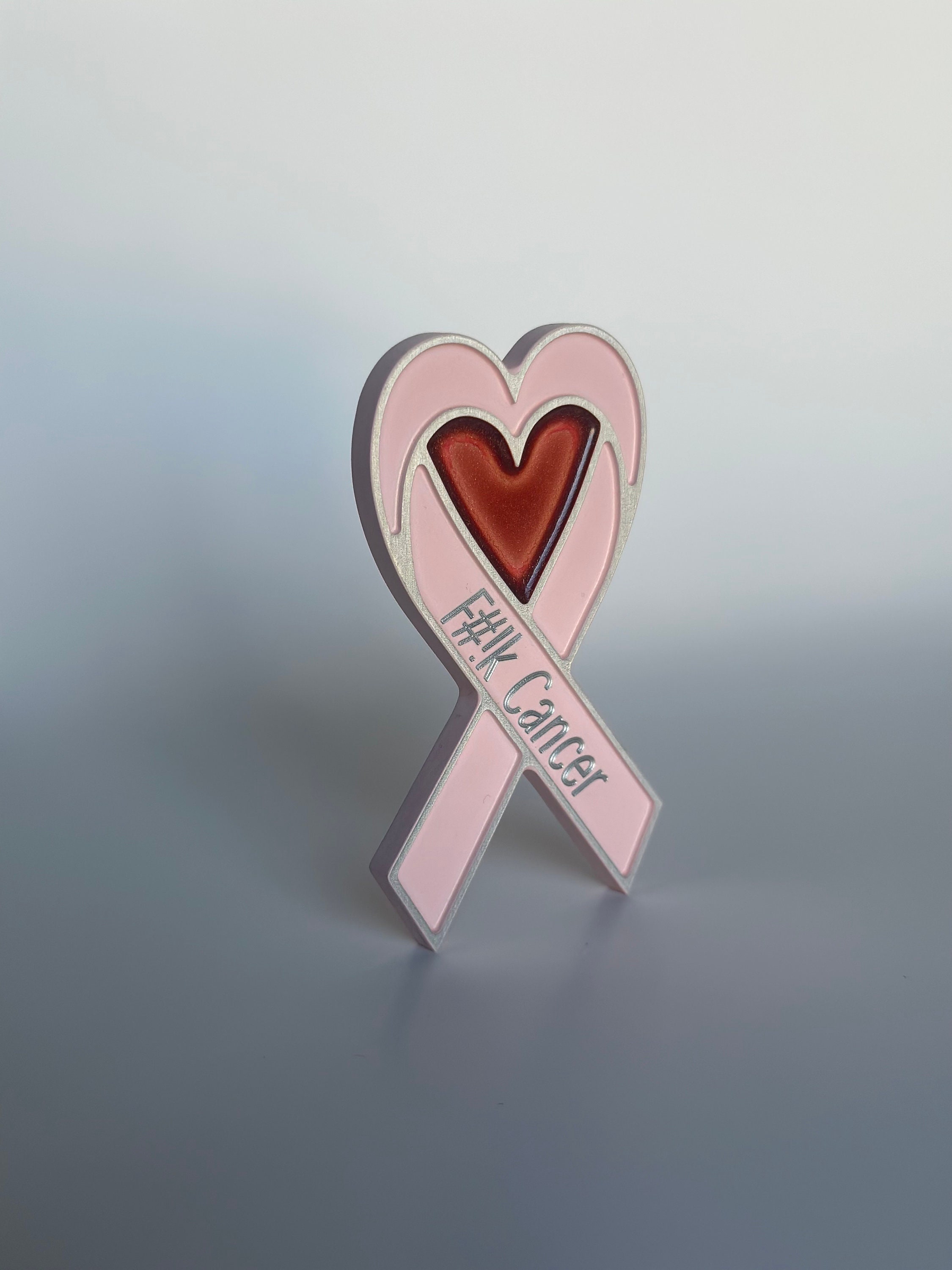 Cancer Awareness Ribbon Emblem/logo - CNC Machined Aluminum - Etsy