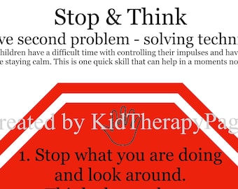 Stop & Think - A Five Second Impulse Control Tool