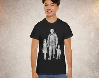 Military Family T-Shirt: Father's Day Gift | Appreciation Tee, Family Togetherness Shirt, Patriotic Apparel