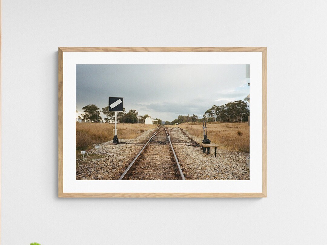 Ben Bullen Railway Station Built 1882, Film Photographic Print, Wall