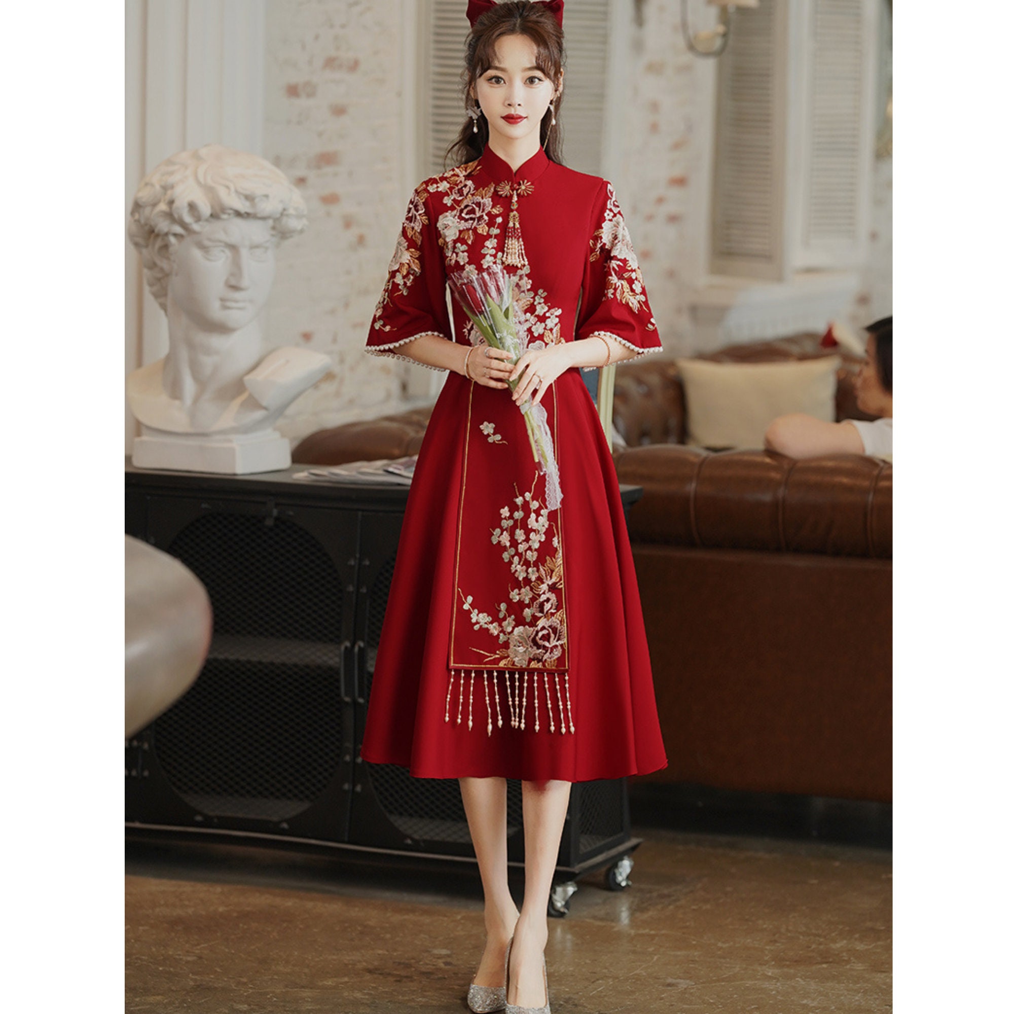 Asian Formal Dress - Etsy Canada