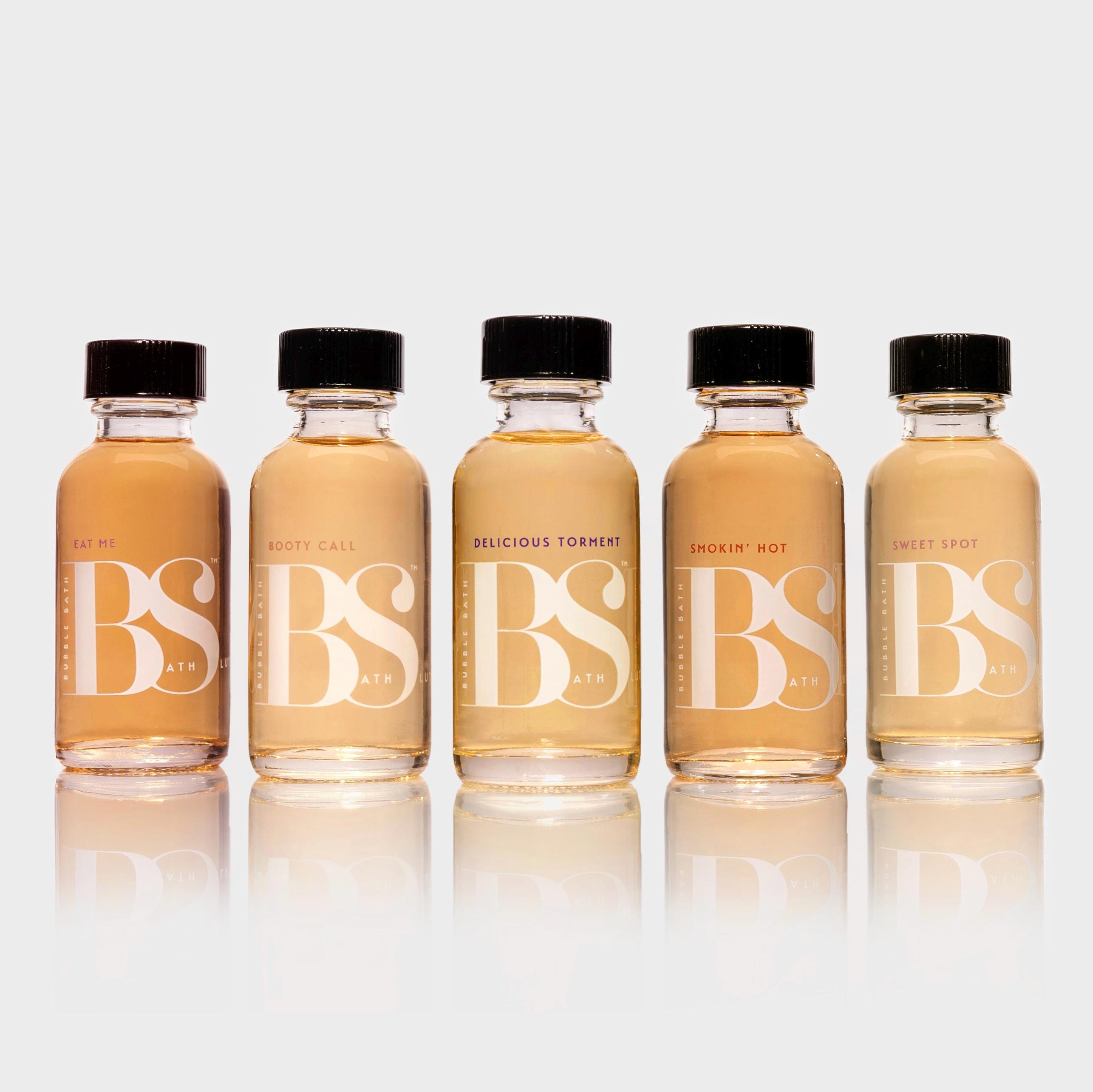 Luxury Vegan Bubble Bath Gift Set * Plant-Based, 5 Fragrances * Self-Care Ritual