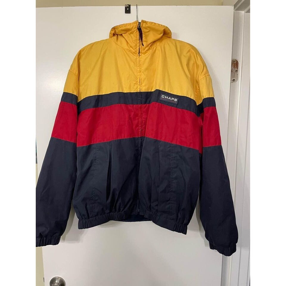 chaps fleece lined jacket