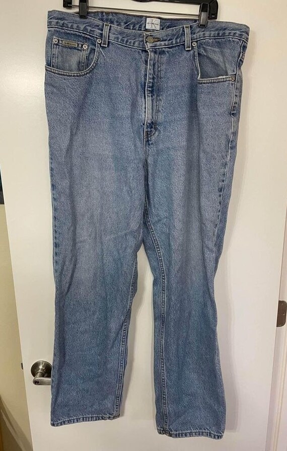 Vintage Calvin Klein Easy Fit Military Double Stone Wash Jeans - Etsy Vintage Calvin Klein Easy Fit Military Double Stone Wash Jeans - Etsy