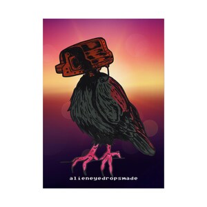 Security pigeon print