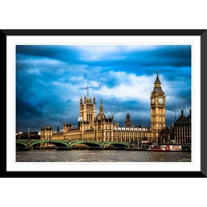 Palace of Westminster, River Thames, London, England, UK, Photography, Wall Art, Home Decor, Fine Art, Travel Photo