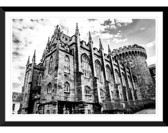 The Record Tower, Dublin Castle, Irland, Reise, Fotografie, Wandkunst, Dekoration, bildende Kunst, Reisefoto