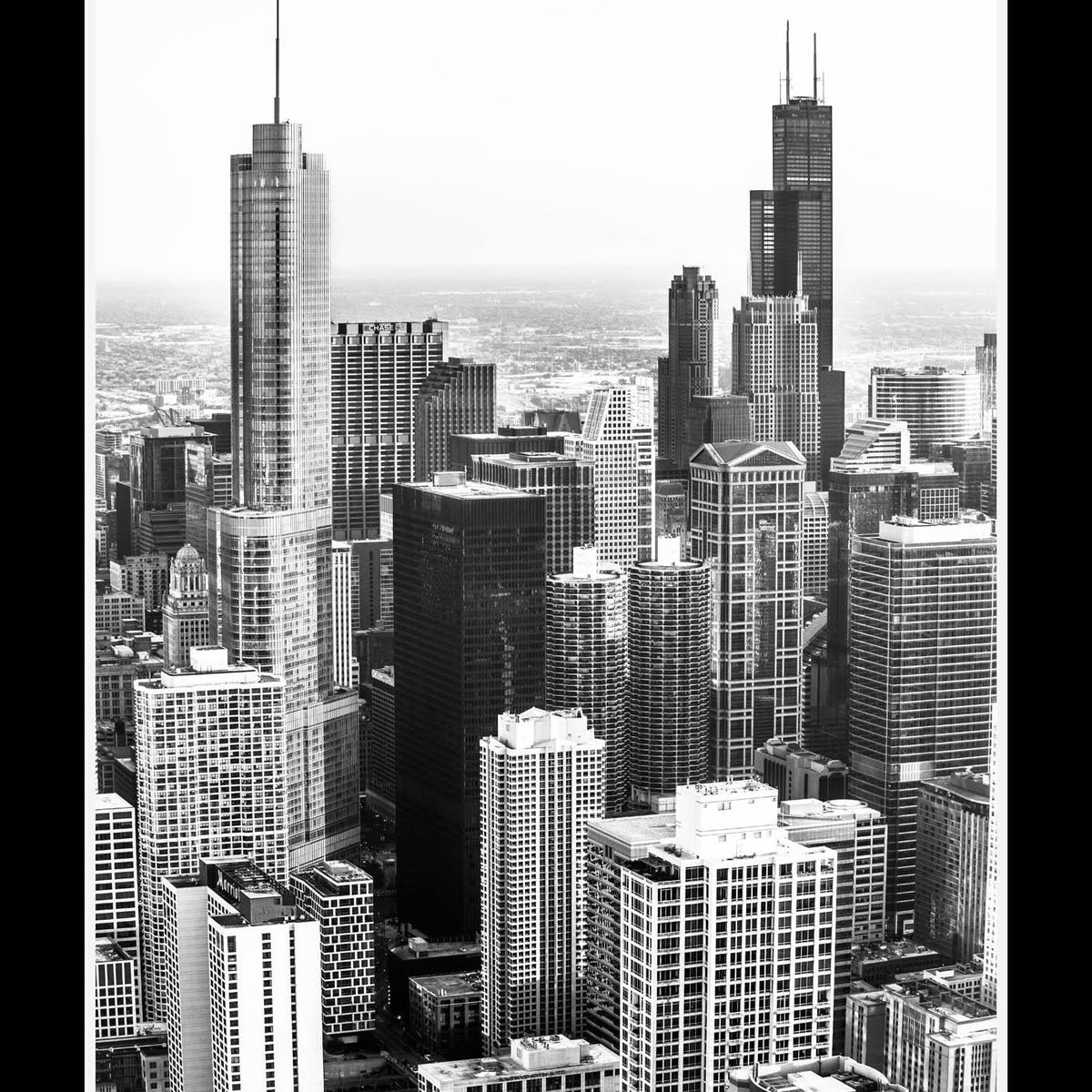 Chicago, Illinois, Black and White, Skyscapers, City, Photography #7, Wall Art, Home Decor, Fine Art, Travel Photo - Etsy